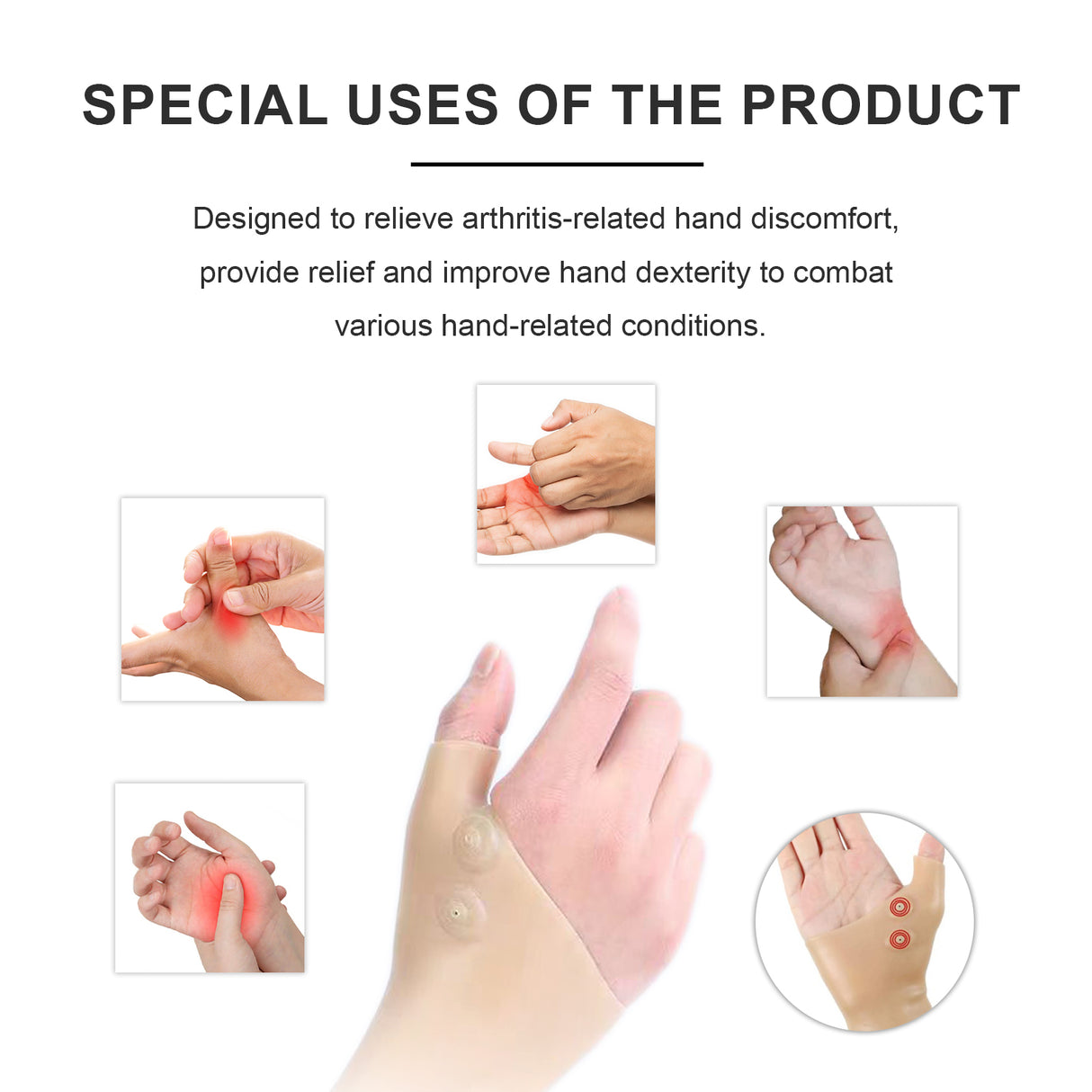 Magnet Relief Handguard Therapy Gloves, Relieve Wrist Pain And Discomfort Indoor Exercise Joint Care Gloves - V.I.P Digital Presence