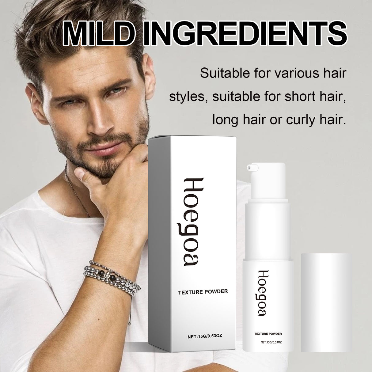 Hair Texture Powder, Curly Hair Fluffy Styling Smoothing Frizzy Natural Shine Lasting Without Greasy - V.I.P Digital Presence