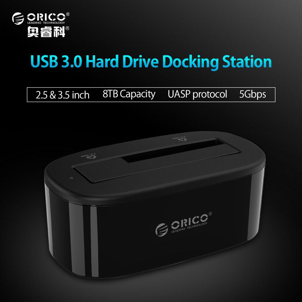 ORICO 6218US3 External HDD Docking Station 5Gbps USB 3.0 to SATA HDD Case Support UASP for 2.5/3.5 inch HDD/SSD 8TB - V.I.P Digital Presence