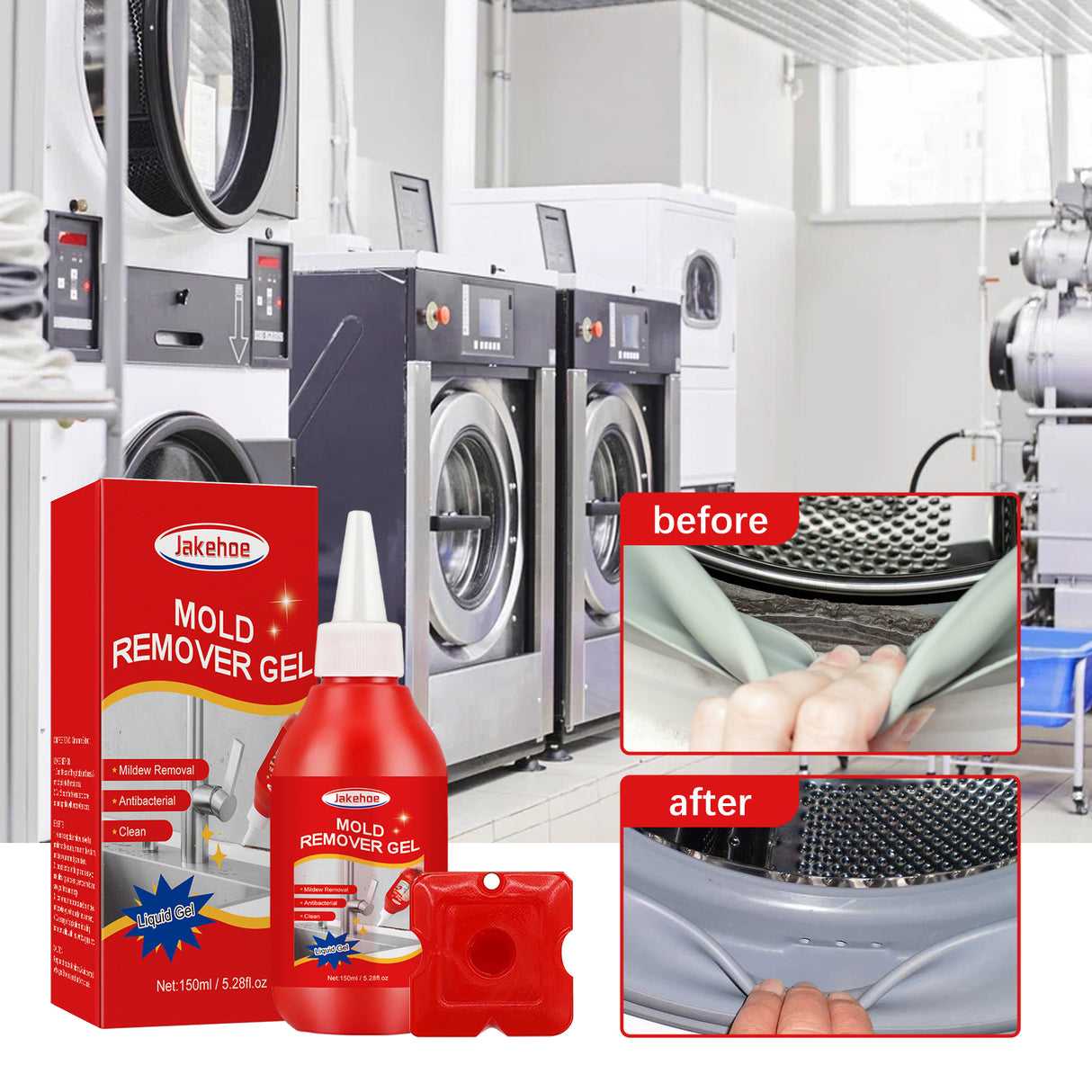 Mildew Remover Gel, Multi-Functional Mildew Remover Wall Tile Crevices Refrigerator Washing Machine Rubber Ring Cleaner - V.I.P Digital Presence