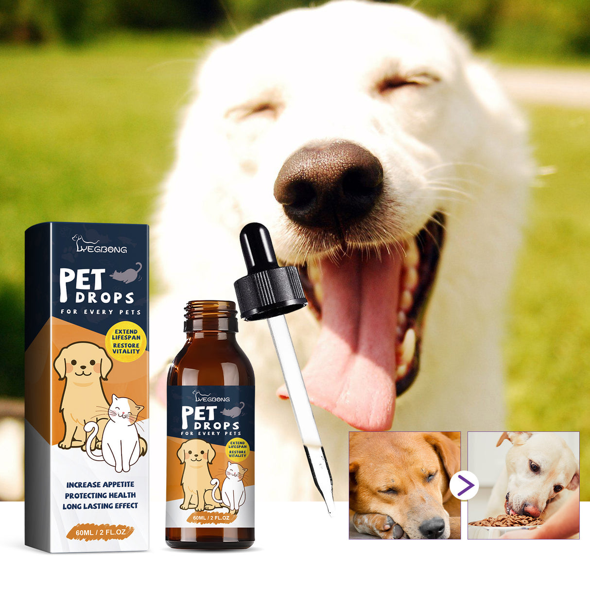 Pet Drops For Every Pets, Energizing And Nourishing Pet Health Care Drops - V.I.P Digital Presence