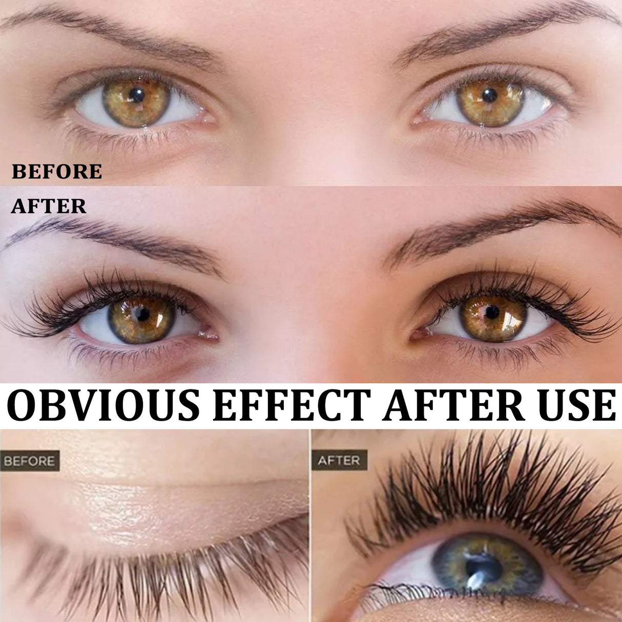 EELHOE Mascara Black Curling Eyelash Eyebrow Natural Beauty Mascara Moisturizing Traceless Long Lascara - V.I.P Digital Presence