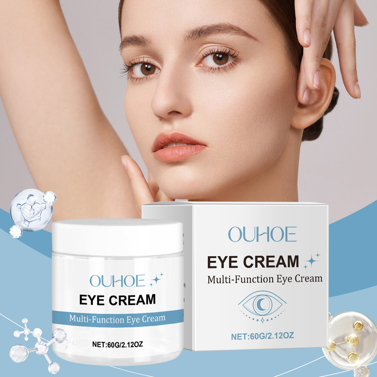 Moisturizing Eye Cream Moisturizes And Firmers The Skin Around The Eyes To Improve The Condition Of Bags Under The Eyes