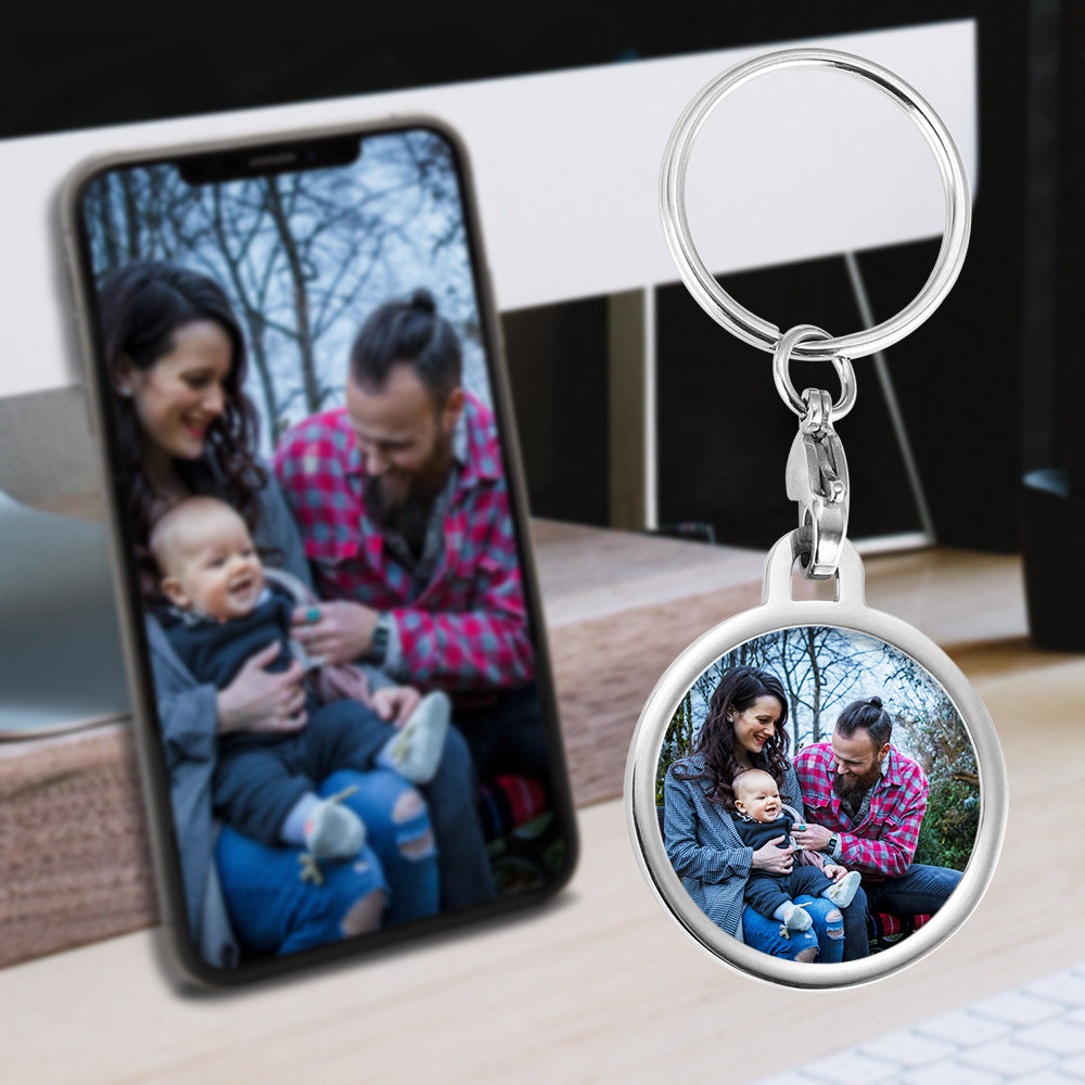 New Keychain Photo Custom Photo Box Ornament Photo Keychain Custom - V.I.P Digital Presence