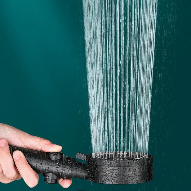 1pc High-Pressure Shower Head, Multi-Functional Hand Held Sprinkler With 5 Modes, 360°Adjustable Detachable Hydro Jet Shower Hea - V.I.P Digital Presence