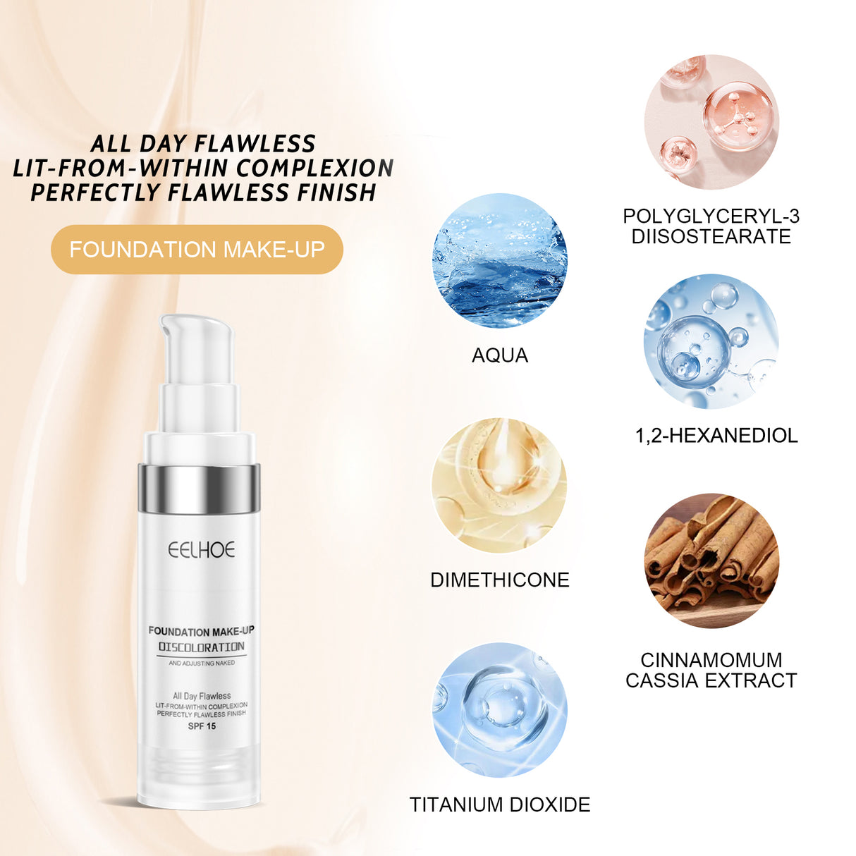 Concealer Color Change Liquid Foundation Concealer Long-Lasting Moisture Moisturizing, Moisturizing, Moisturizing, Warming, Brightening And Clear Complexion - V.I.P Digital Presence