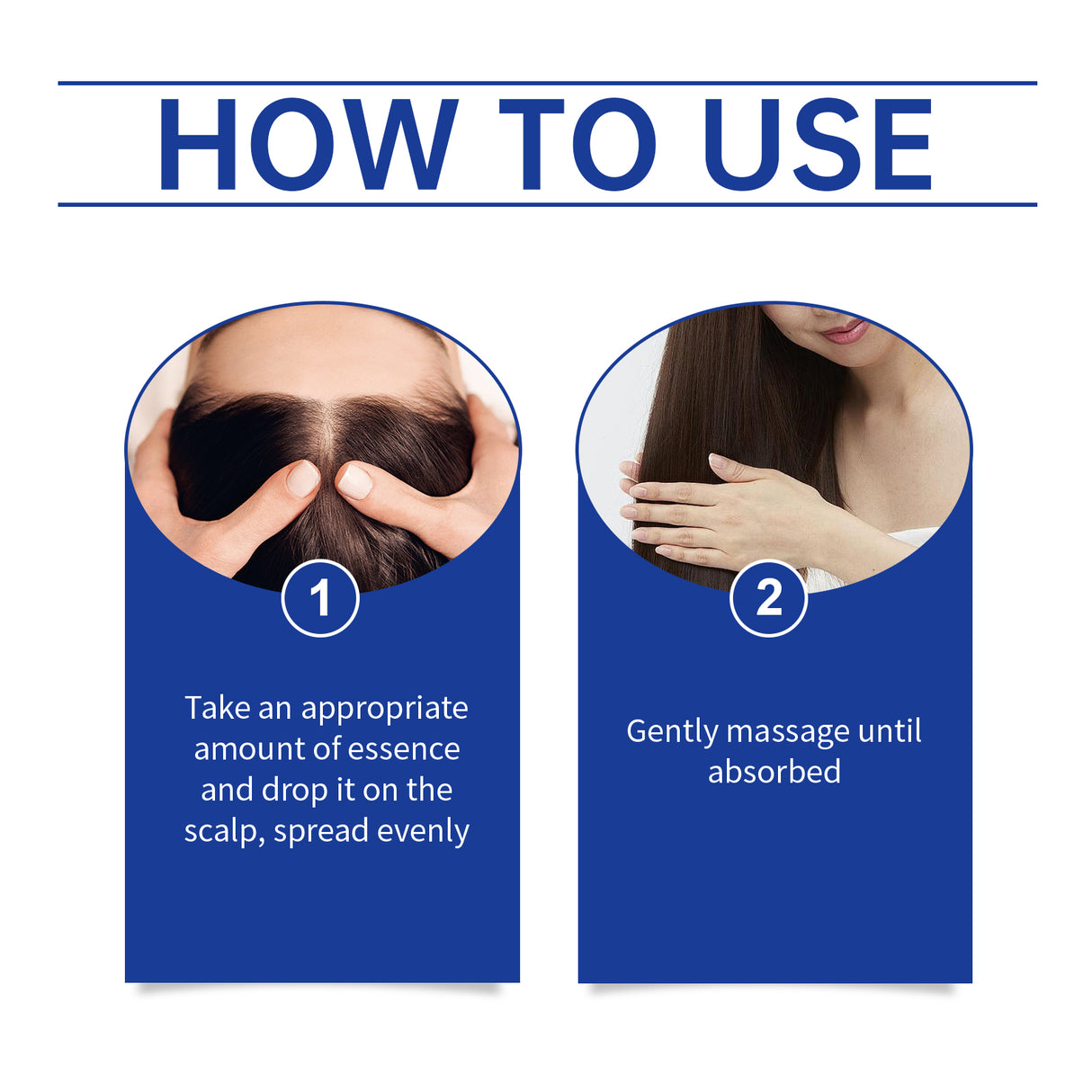 Blue Copper Peptide Hair Care Essential Oil, Moisturizes Dry Hair And Smooth Hair Massage Hair Care Essence - V.I.P Digital Presence