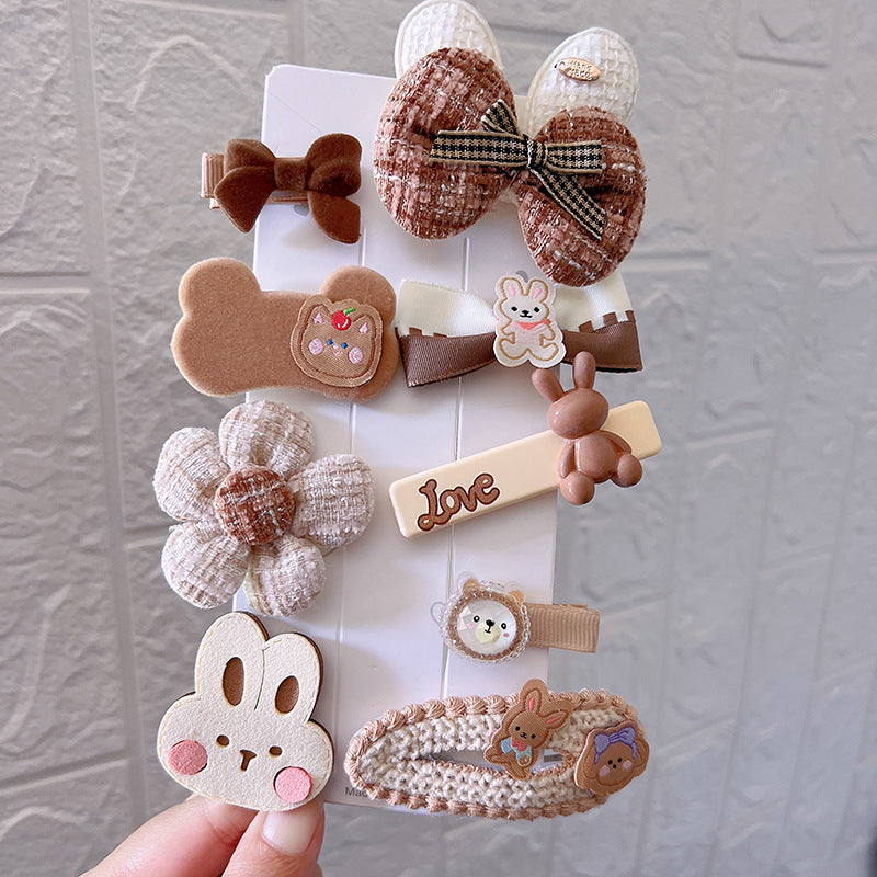 Autumn And Winter New Hair Accessories Hair Clip Girls Headdress Cute Plush Hair Side Clip - V.I.P Digital Presence