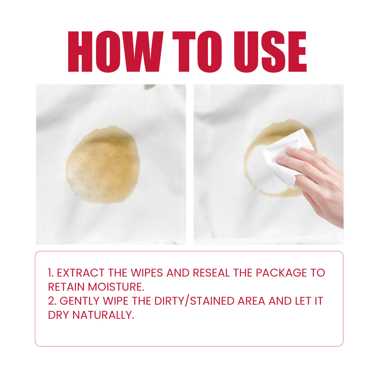 Clothes Decontamination Wipes Deep Clean Stain And Stain Protection Clothes Cleaning Wipes - V.I.P Digital Presence