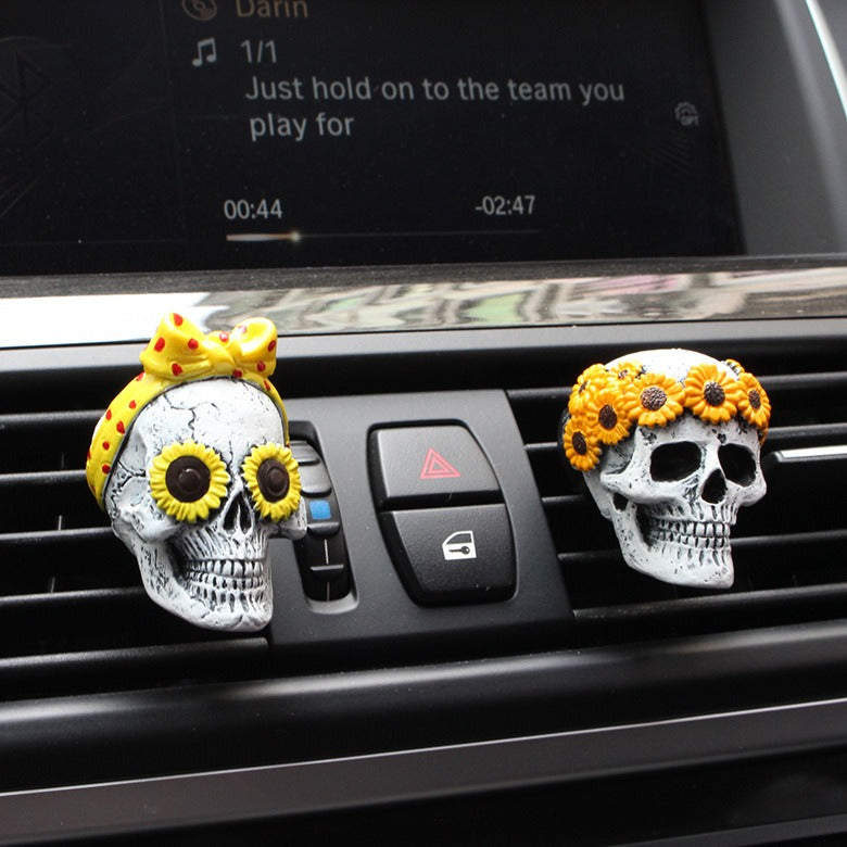 Ghost Head Set Aromatherapy Resin Plugin Car Aromatherapy Decoration - V.I.P Digital Presence