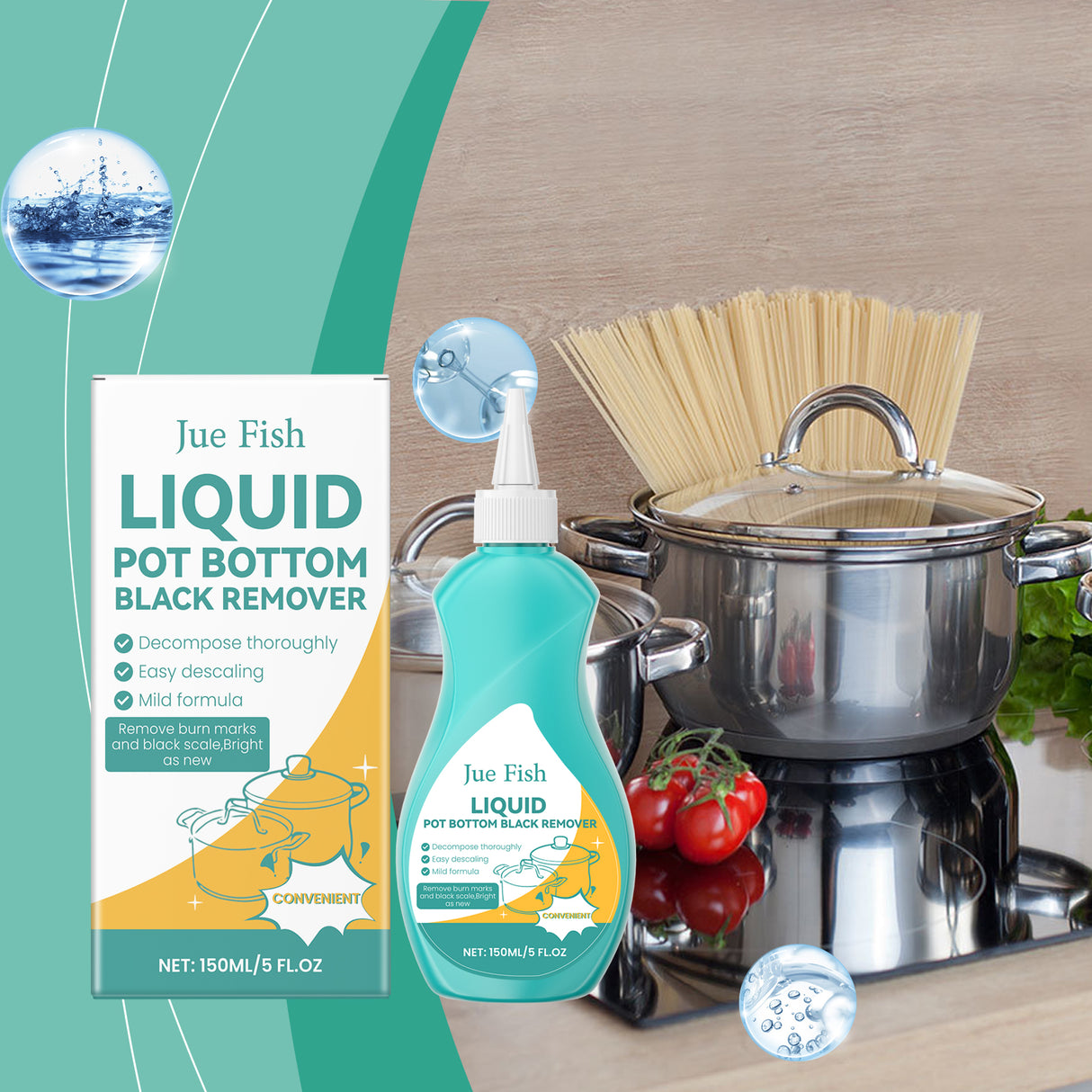 Pan Cleaner, Pan Bottom Grease Cleaner To Remove Oil And Scale Cleaning Polishing Anti-Rust Cleaning Liquid - V.I.P Digital Presence