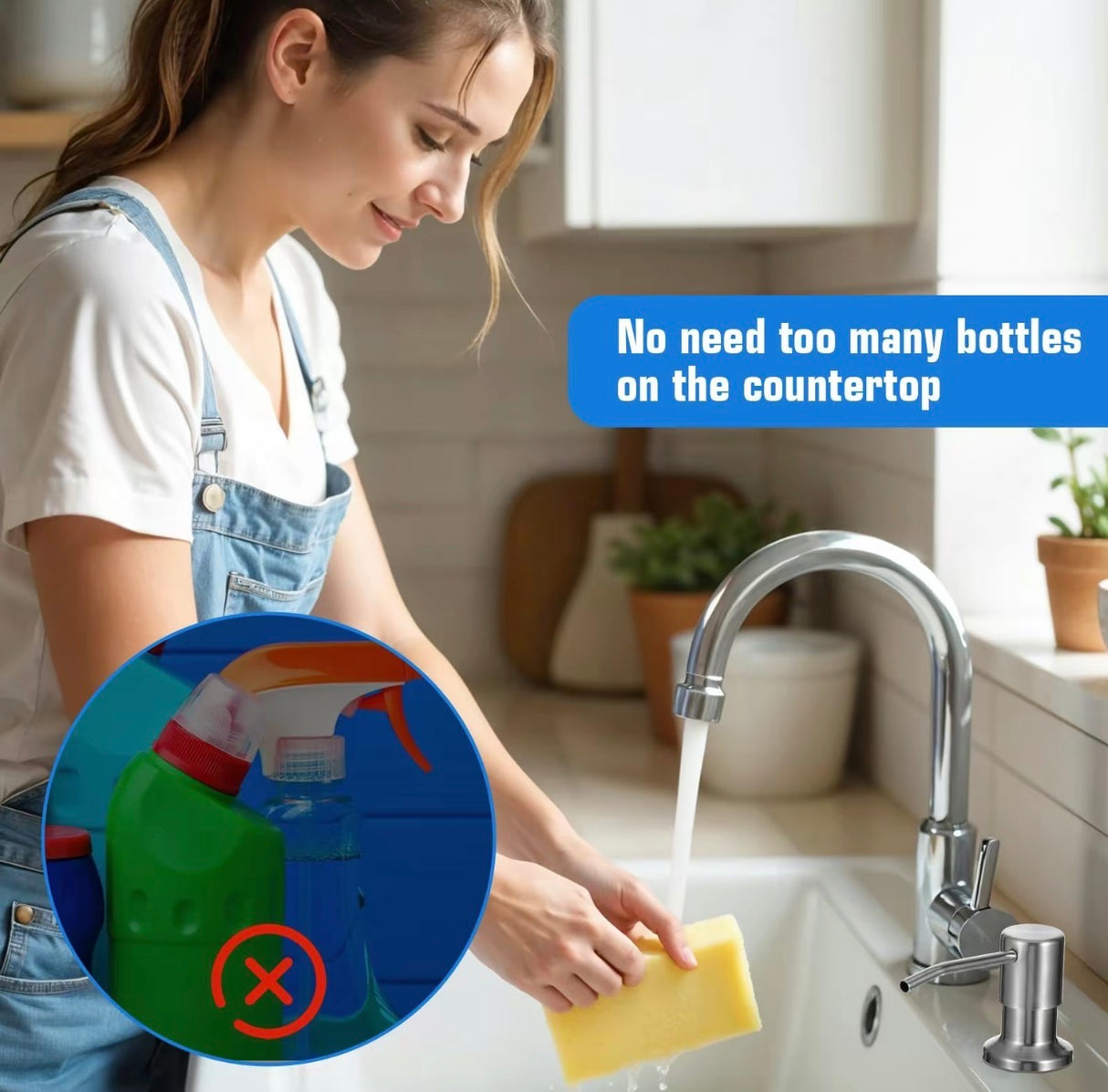 RefillEase Sink Soap Dispenser