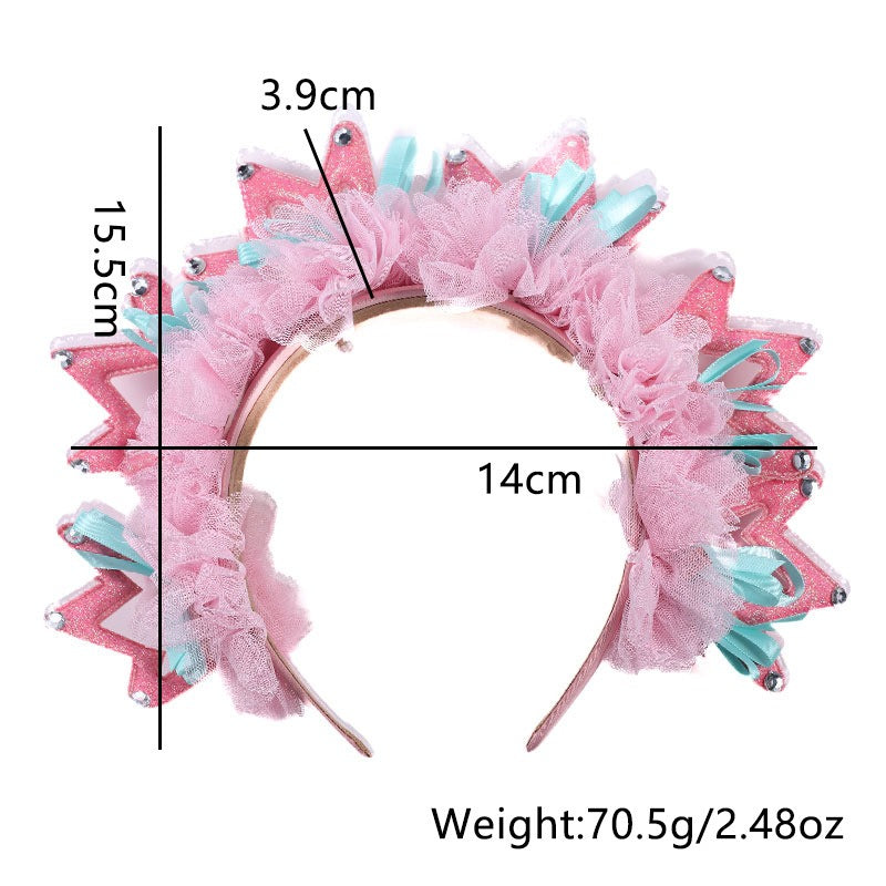 Fashion Fabric Crown Hair Hoops for Women - V.I.P Digital Presence