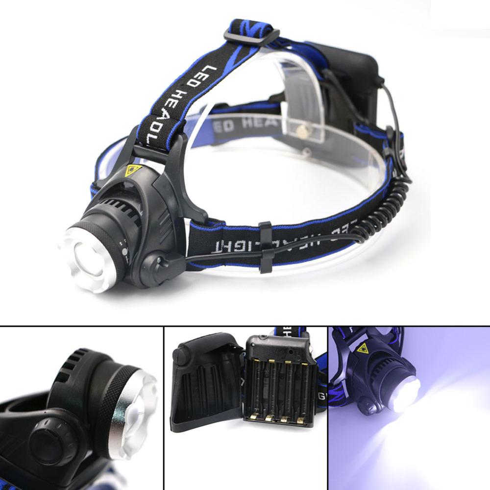 Zoomable Headlight XML T6 2000 Lumens 3 Modes LED Zoom Focus Waterproof Use AA - V.I.P Digital Presence