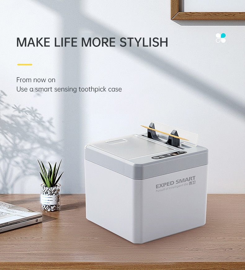 Can sense toothpick box, fully automatic innovation, home restaurant toothpick machine, hotel automatic electric pop-up toothpick cylinder - V.I.P Digital Presence