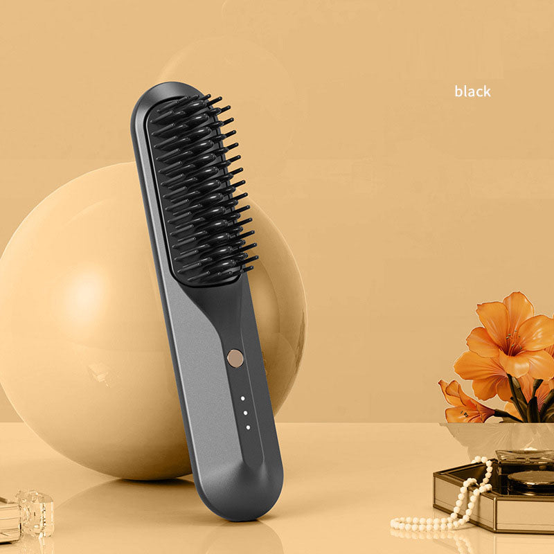 Household and business travel wireless portable electric heating small shape straightening comb - V.I.P Digital Presence