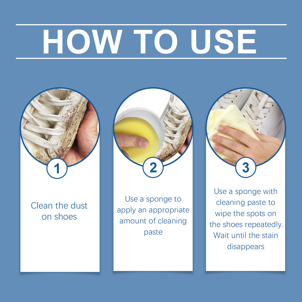 Small White Shoe Cleaning Cream Wash Free Upper To Remove Stains Bright White Multi-Functional Shoe Cleaning Cream - V.I.P Digital Presence