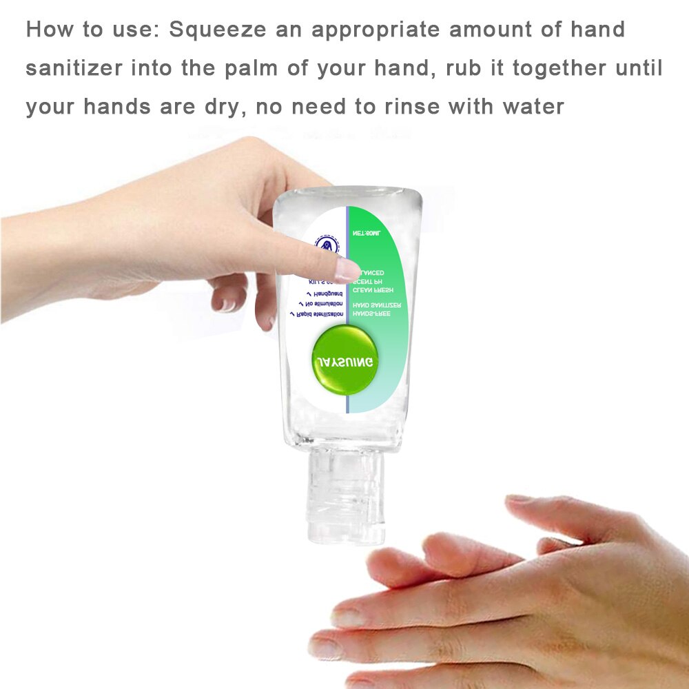 30-60ml Travel Portable Mini Hand Sanitizer for Kids Anti-Bacteria Moisturizing Disposable Waterless Hand Gel Handgel - V.I.P Digital Presence