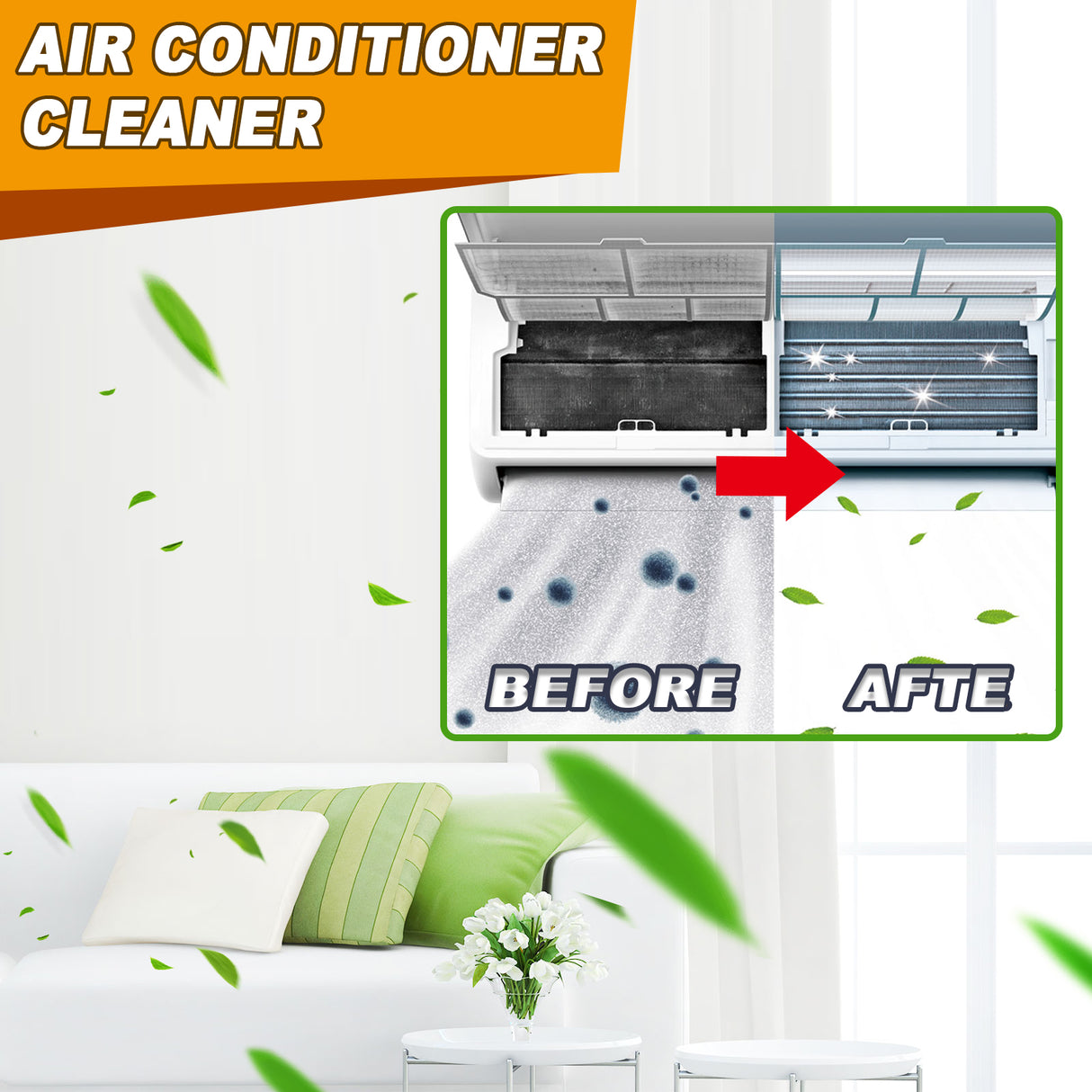 Air Conditioner Cleaner, Household Air Conditioner Hang-Up, Non-Dismantling, Odorless Descaling, Foam Air Conditioner Cleaning - V.I.P Digital Presence