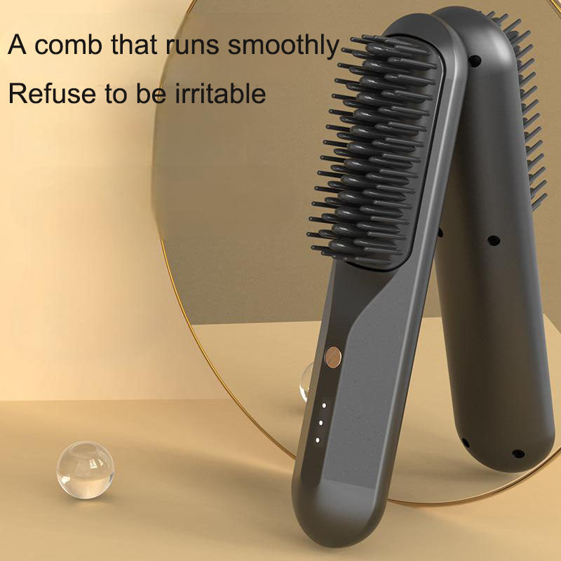 Household and business travel wireless portable electric heating small shape straightening comb - V.I.P Digital Presence