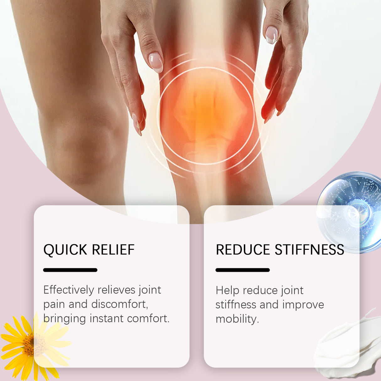 Joint Pain Relief Cream Relieves Knee, Shoulder, Neck And Back Muscle Pain Discomfort Body Care Cream - V.I.P Digital Presence