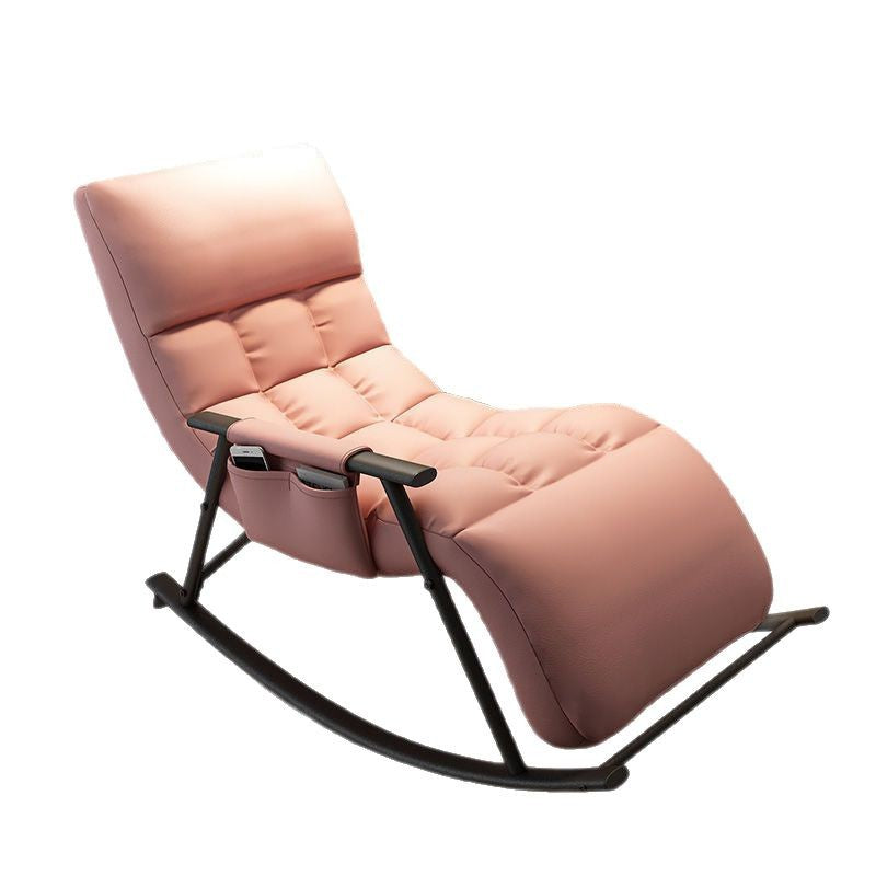 Rocking chair adult lounge chair balcony home leisure chair single lazy person sofa rocking chair lounge chair - V.I.P Digital Presence
