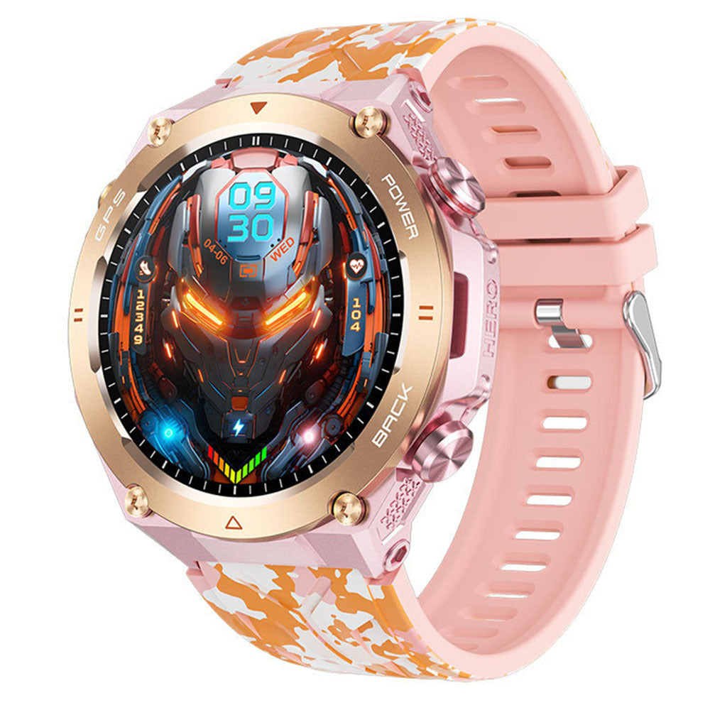 KC82 smartwatch Bluetooth call heart rate blood pressure outdoor 1.45 inch men's altitude air pressure GPS watch - V.I.P Digital Presence