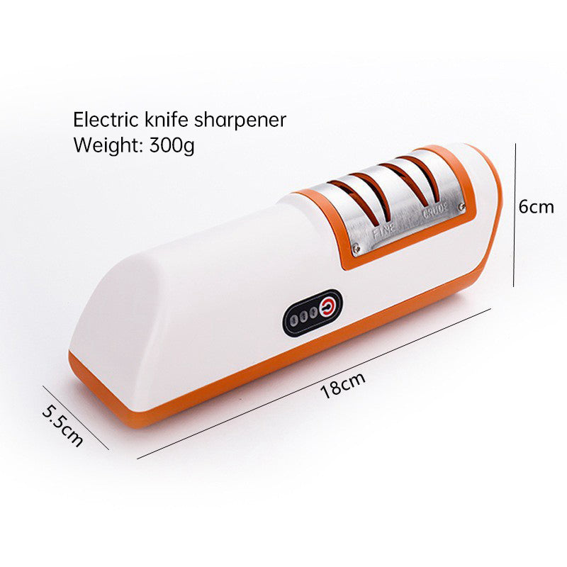 Multifunctional Electric Knife Sharpener. Automatic, professional, small - sized for kitchen use. Quick - sharpening with non - - V.I.P Digital Presence
