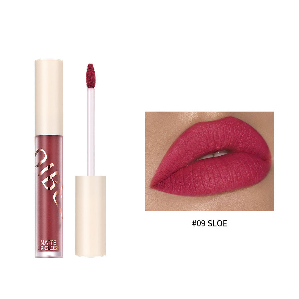 QIBEST The New Silky Soft Mist Matte Lip Gloss Non-Stick Cup Does Not Fade Lip Glaze Makeup Liquid Lipstick - V.I.P Digital Presence