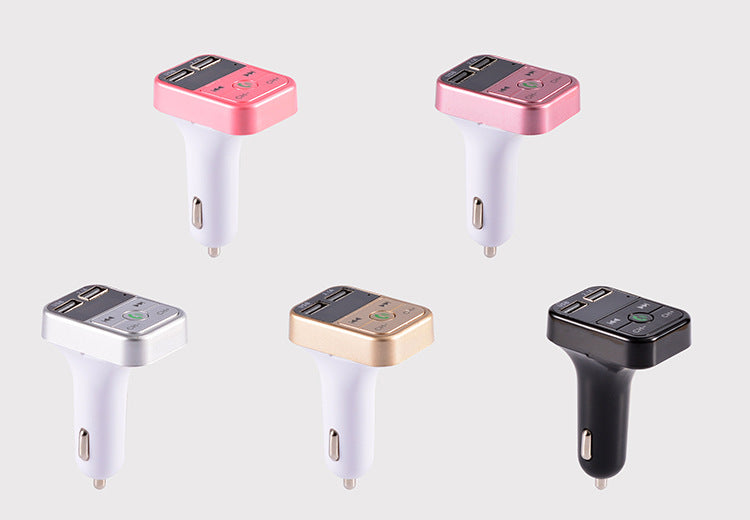 B2 Car MP3 Bluetooth Hands-Free Car Player FM Transmitter Car Charger Receiver - V.I.P Digital Presence