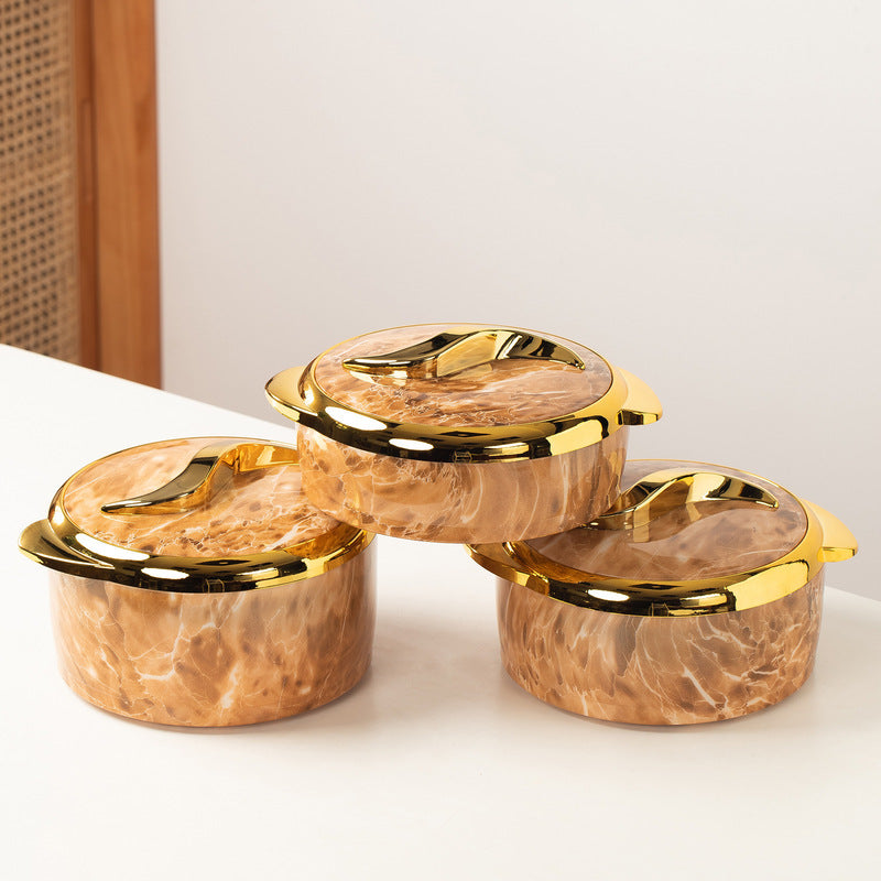 3-Piece Insulated Food Container Set (1.5L, 2L, 2.5L) - Ideal for Ramadan Celebrations, Weddings, Family Gatherings & More - V.I.P Digital Presence