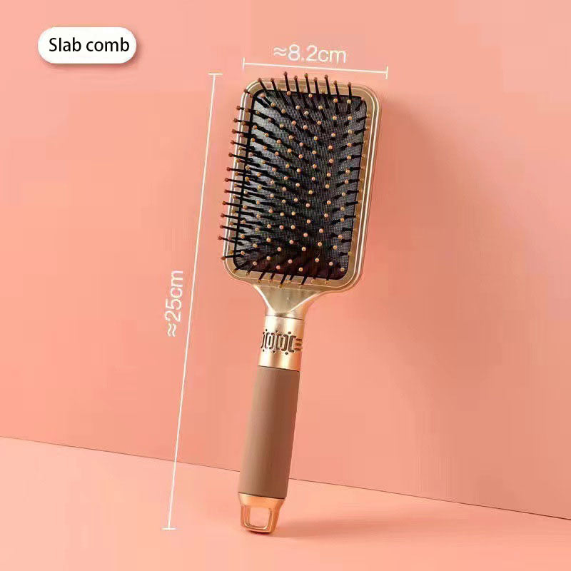 Ribbed Comb Curly Hair Comb Home Massage Comb Smooth Hair Comb Big Bend Comb Modeling Comb Air Cushion Comb - V.I.P Digital Presence