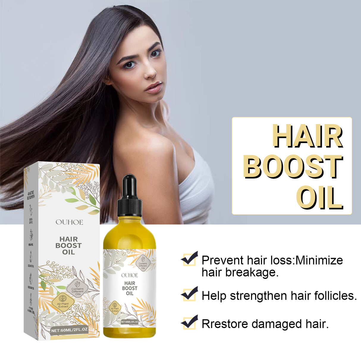 Hair Care Essential Oil Nourishes Hair, Softens Shine, Improves Hair Quality And Moisturizes Hair Care Essential Oil - V.I.P Digital Presence
