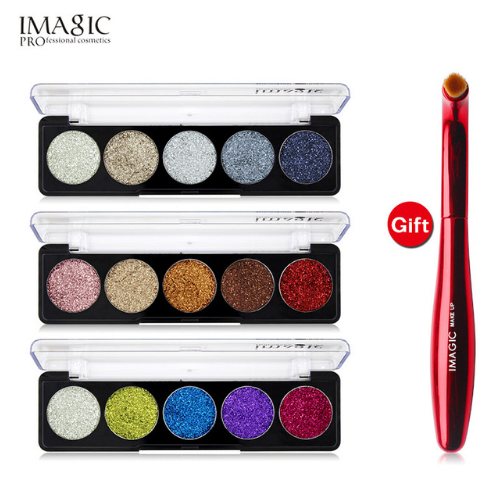IMAGIC Glitter Eye Shadow Palette Buy 3 Get 1 Gift 3pcs/set 5 Colors Glitters - V.I.P Digital Presence