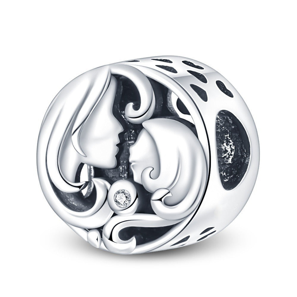 Mother's Day heart-shaped blessing pendant birthday gift DIY jewelry accessories - V.I.P Digital Presence