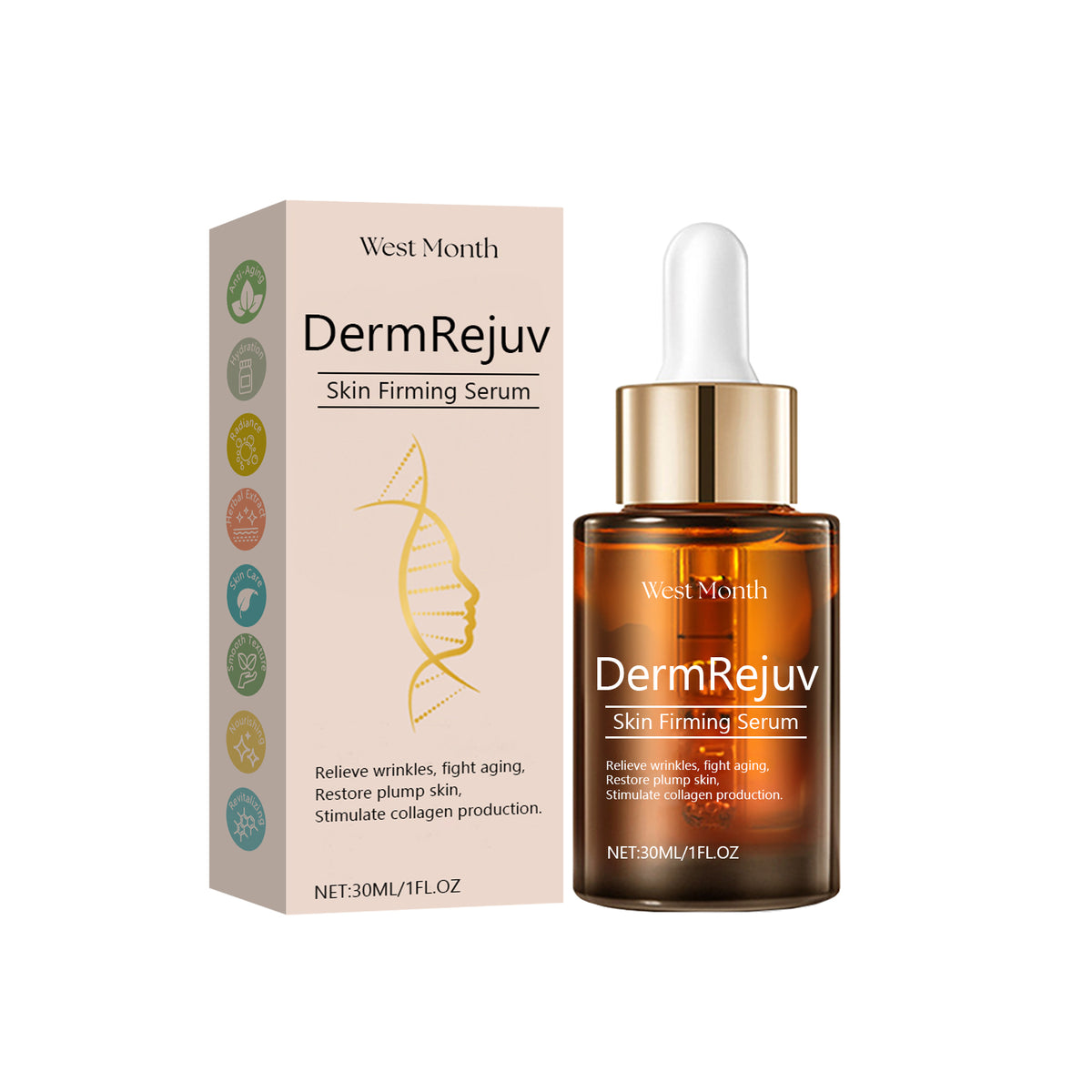 Firming Skin Essence, Brightening, Moisturizing And Smoothing Skin Line Firming Treatment Essence