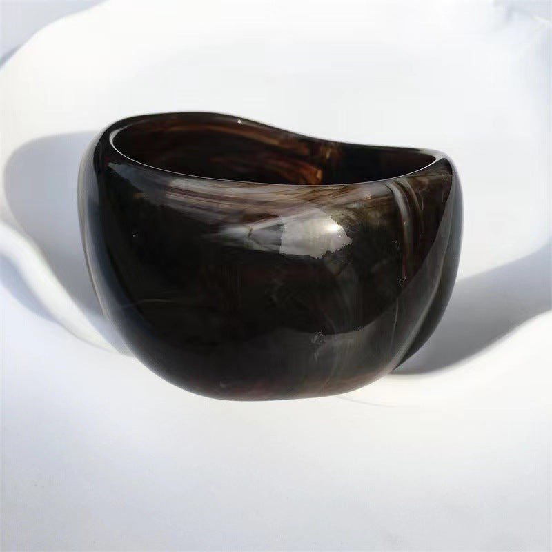 Li Shi patterned acrylic bracelet irregular bracelet - V.I.P Digital Presence