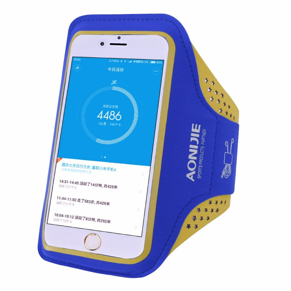 AONIJIE Running Arm Pack Outdoor Sport Hiking Camping Gym Fitness 5.5 4.7 Inch Touch Screen iPhone 6S Mobile Phone Bag - V.I.P Digital Presence