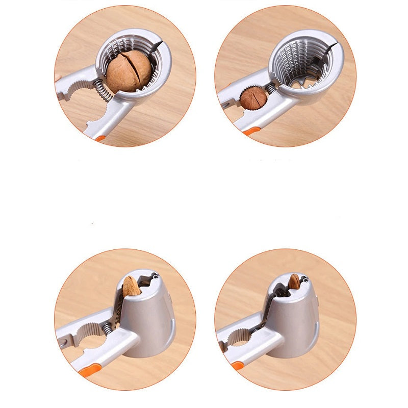 Walnut Clip Crack Almond Walnut Hazel Filbert Nut Kitchen Nutcracker Sheller Clip Gadgets Pecan Hazelnut Crack Clip Clamp Plier - V.I.P Digital Presence