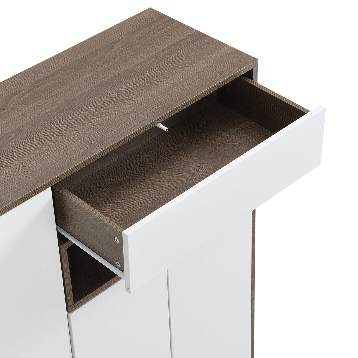 ON-TRANS 2-in-1 shoe storage platform and shoe cabinet, with soft cushioned seats and adjustable shelves, white - V.I.P Digital Presence