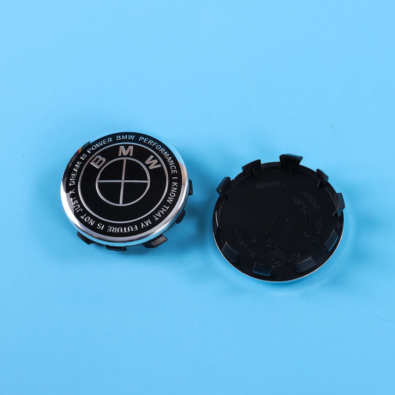 Suitable for BMW front and rear standard wheel hub covers 56/68mm 3 Series 5 Series X1X5X6M logo co branded center cover logo - V.I.P Digital Presence