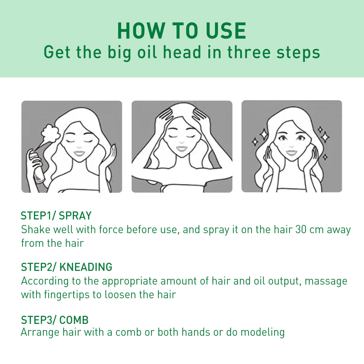 Hair Volumizing Spray, Oil Control Refreshing Fluffy Free Wash Dry Hair Spray - V.I.P Digital Presence