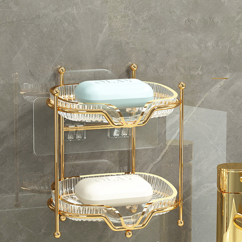 Soap box wall-mounted double-layer soap rack no punching - V.I.P Digital Presence