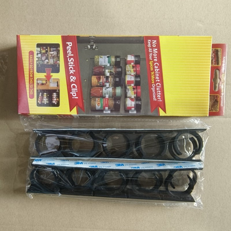 Clip N Store Simple Bottle Mouth Clip Seasoning Can Seasoning Bottle Storage Shelf Kitchen Storage Shelf - V.I.P Digital Presence