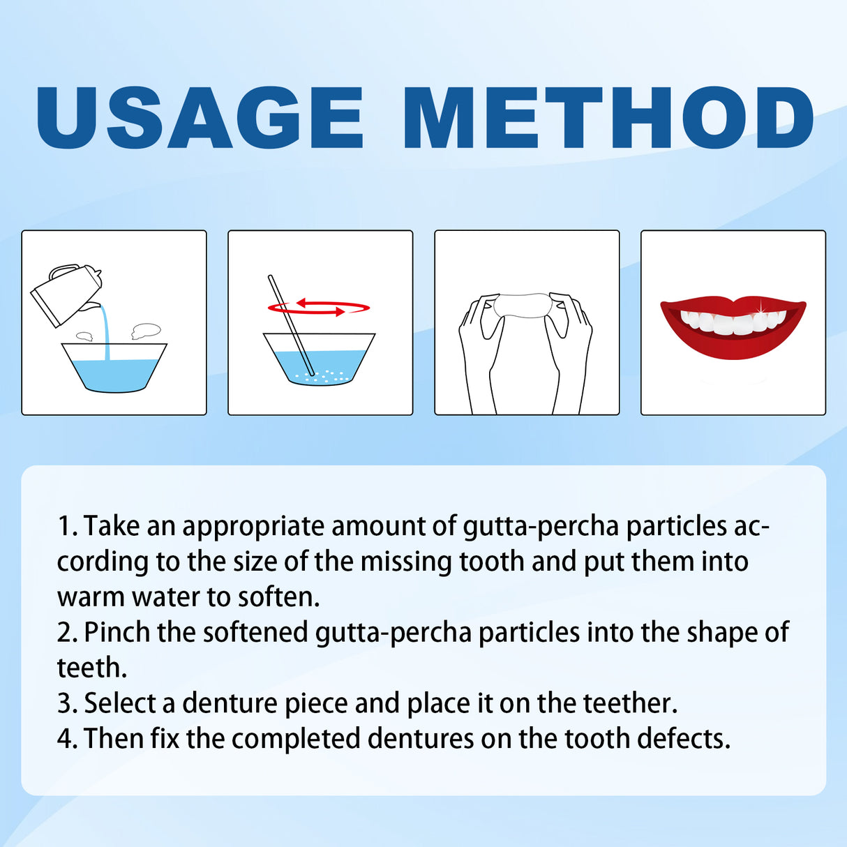 Tooth Repair Kit, Halloween Makeup Modification Teeth Dentures Fillings And Holes And Glue - V.I.P Digital Presence
