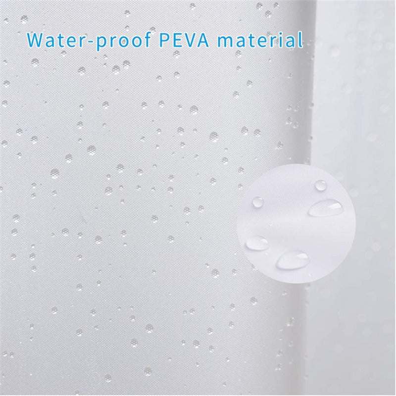 Bathroom Shower Lining Frosted Plastic Extra Long Shower Curtain Liner With Magnet Metal Eyelets Thickened Shower Curtain - V.I.P Digital Presence