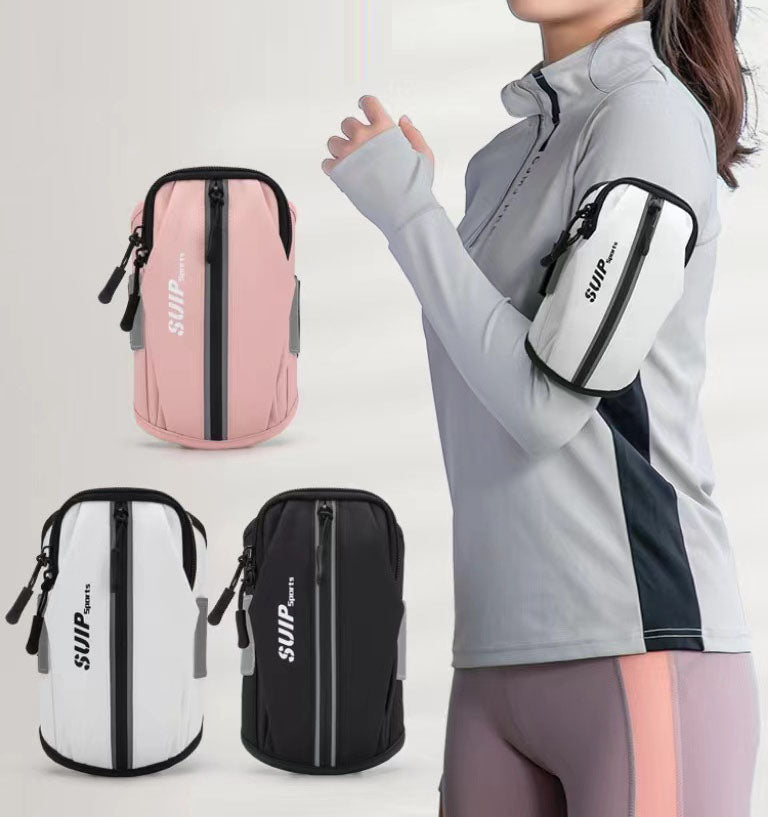 Outdoor fitness arm bag elastic men's and women's universal arm cover wrist bag fashionable waterproof running phone arm bag - V.I.P Digital Presence