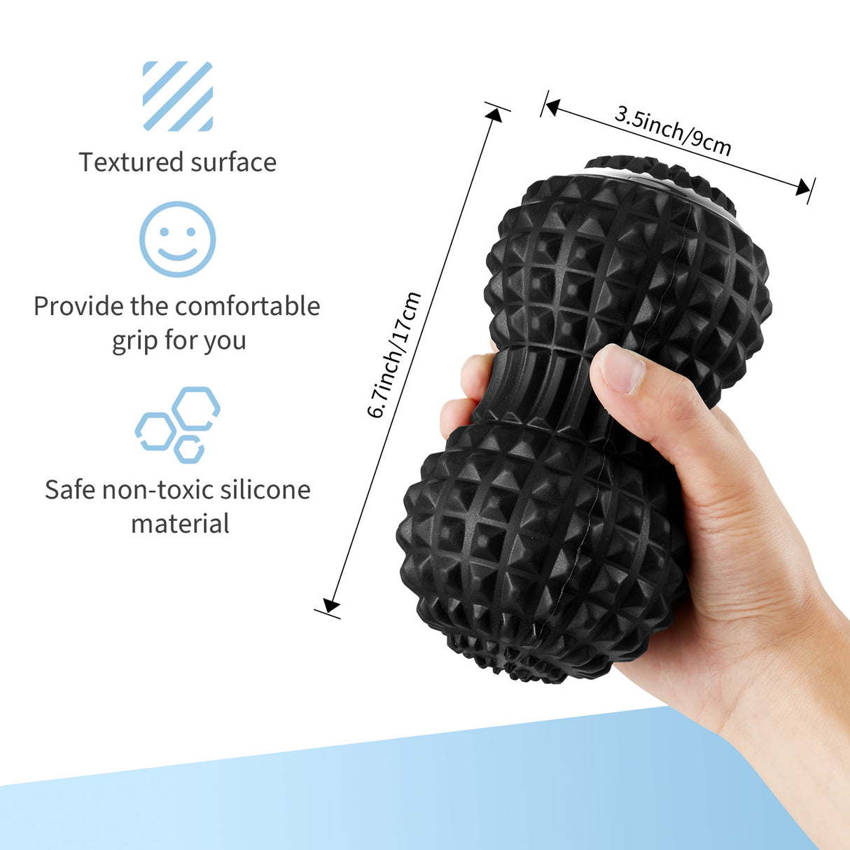 Electric massage peanut ball vibration yoga ball muscle fascia ball silicone ball vibration relaxation ball - V.I.P Digital Presence