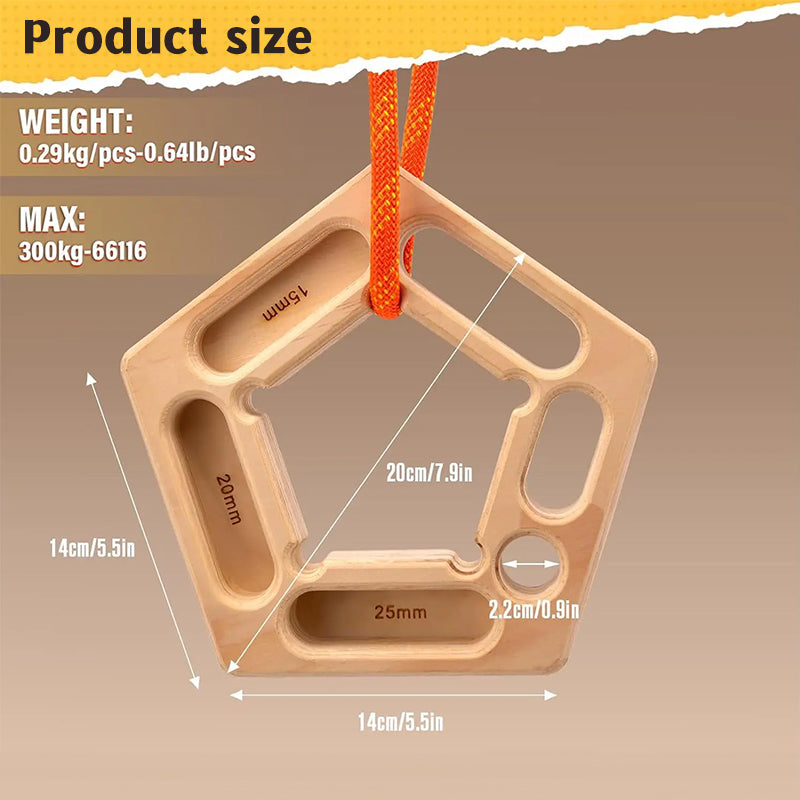 1/2PCS Climbing Pull-Up & Hangboard: Finger & Forearm Strengthener for Rock Climbing Training - V.I.P Digital Presence