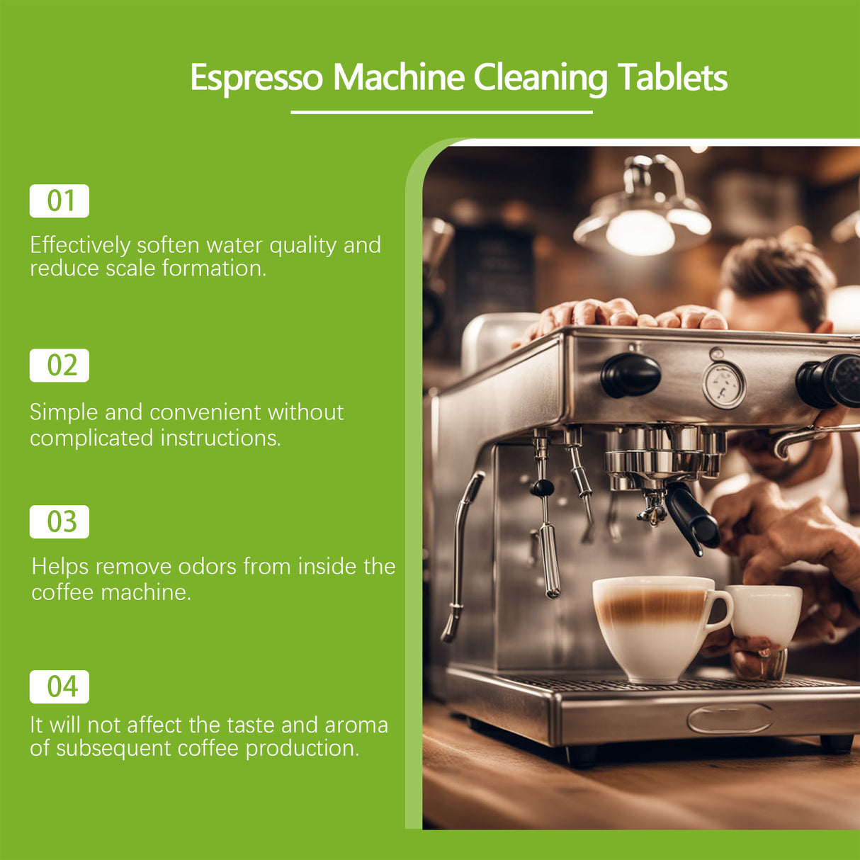 Coffee Machine Decontamination Cleaning Sheet For Coffee Machine Decontamination And Descaling Sheet Coffee Stain Cleaning And Renovation - V.I.P Digital Presence